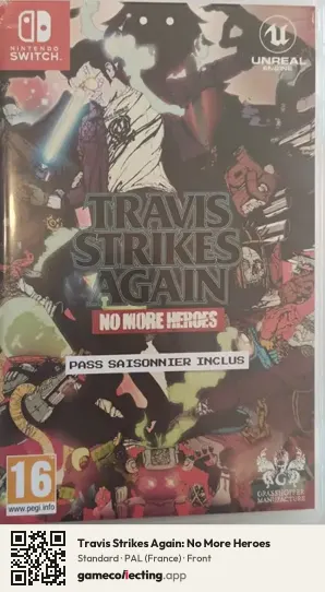 Travis Strikes Again: No More Heroes Nintendo Switch, France box front