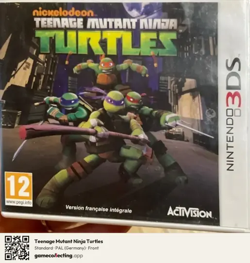 Teenage Mutant Ninja Turtles Nintendo 3DS, Germany box front