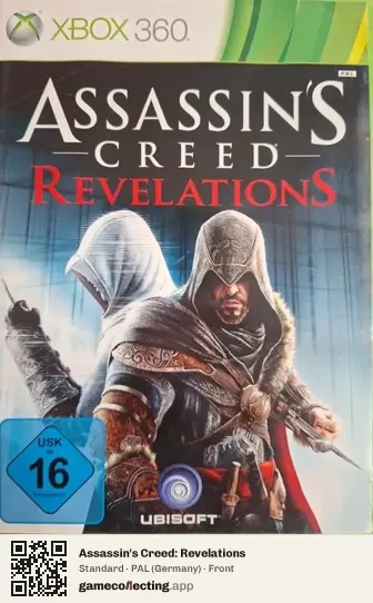 Assassin's Creed: Revelations Xbox 360, Germany box front