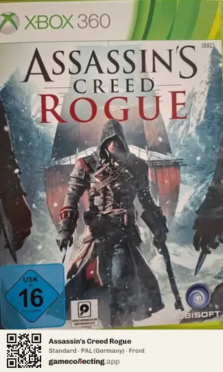 Assassin's Creed Rogue Xbox 360, Germany box front