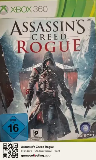 Assassin's Creed Rogue Xbox 360, Germany box front