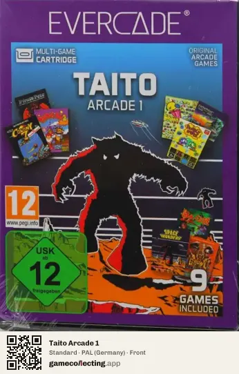 Taito Arcade 1 Evercade, Germany box front