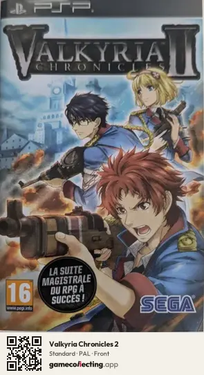 Valkyria Chronicles 2 PlayStation Portable, PAL box front