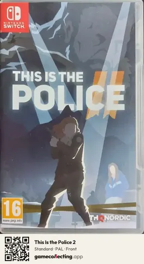 This Is the Police 2 Nintendo Switch, PAL box front