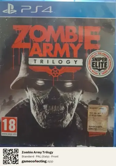 Zombie Army Trilogy PlayStation 4, Italy box front