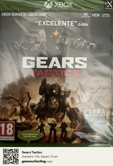 Gears Tactics Xbox Series X, Spain box front
