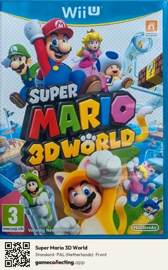Super Mario 3D World Nintendo Wii U, Netherlands box front
