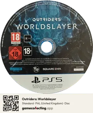 Outriders: Worldslayer PlayStation 5, PAL disc