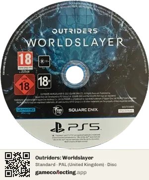 Outriders: Worldslayer PlayStation 5, PAL disc