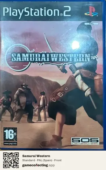 Samurai Western PlayStation 2, Spain box front