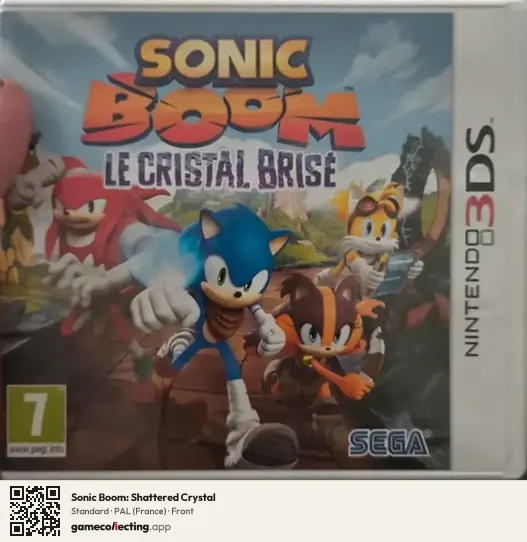 Sonic Boom: Shattered Crystal Nintendo 3DS, France box front