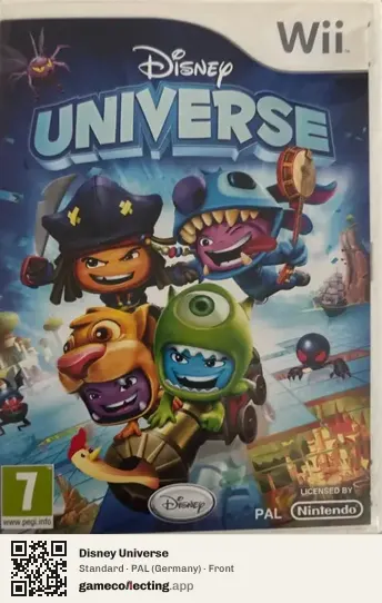 Disney Universe Nintendo Wii, Germany box front