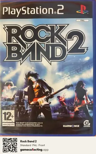 Rock Band 2 PlayStation 2, PAL box front