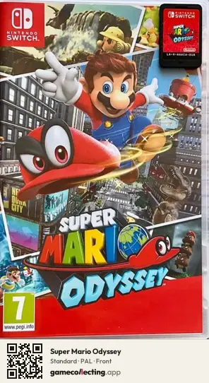 Super Mario Odyssey Nintendo Switch, PAL box front