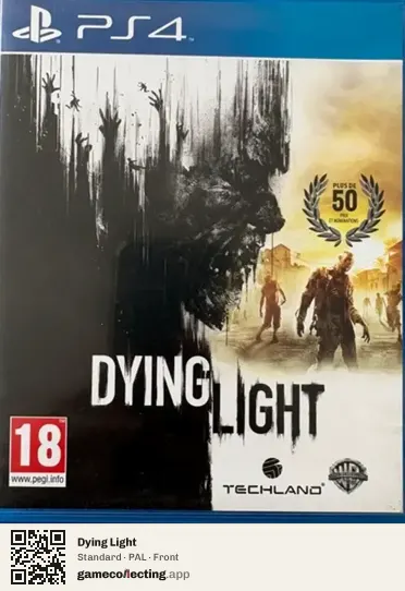 Dying Light PlayStation 4, PAL box front
