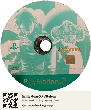 Guilty Gear XX #Reload PlayStation 2, Asia disc