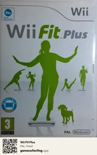 Wii Fit Plus Nintendo Wii, PAL box front