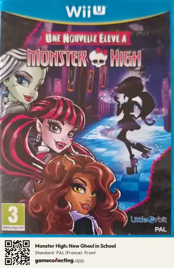 Monster High: New Ghoul in School Nintendo Wii U, France box front