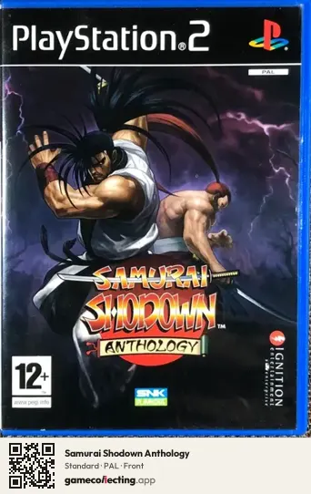 Samurai Shodown Anthology PlayStation 2, PAL box front