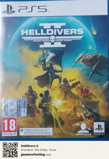 Helldivers 2 PlayStation 5, Italy box front