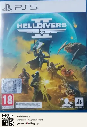 Helldivers 2 PlayStation 5, Italy box front