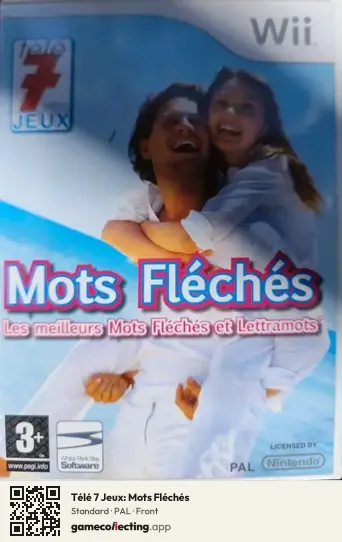 Télé 7 Jeux: Mots Fléchés Nintendo Wii, PAL box front