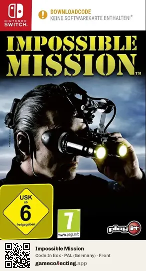 Impossible Mission Nintendo Switch, Germany box front