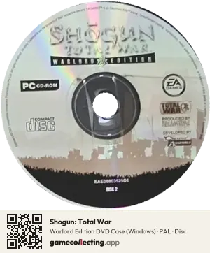Shogun: Total War Computer, PAL disc