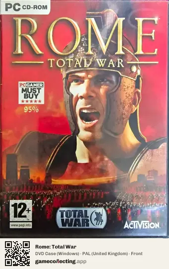 Rome: Total War Computer, United Kingdom box front