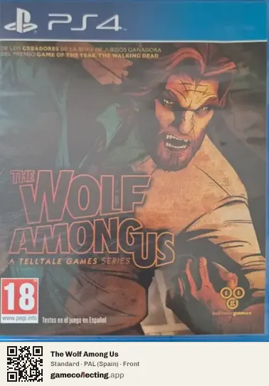 The Wolf Among Us PlayStation 4, Spain box front