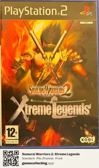 Samurai Warriors 2: Xtreme Legends PlayStation 2, France box front