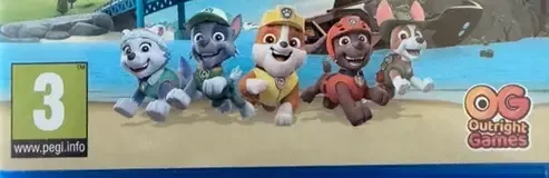 PAW Patrol World, the PEGI square on its front