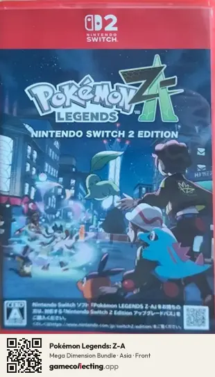 Pokémon Legends: Z-A Nintendo Switch 2, Asia box front