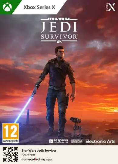 Star Wars Jedi: Survivor Xbox Series X, PAL box front