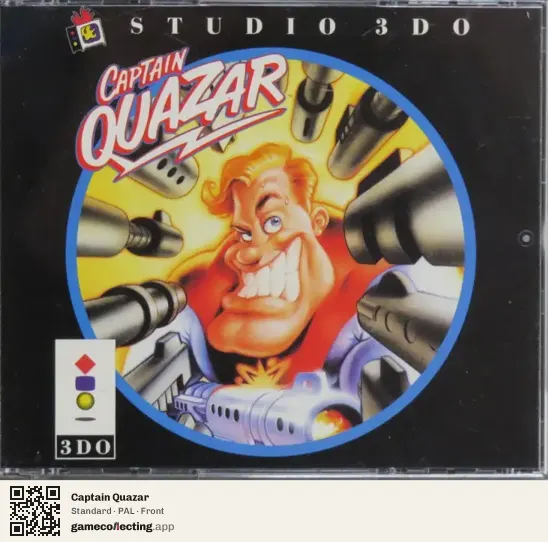Captain Quazar 3DO Interactive Multiplayer, PAL box front