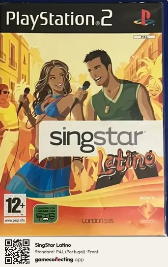 SingStar Latino PlayStation 2, Portugal box front