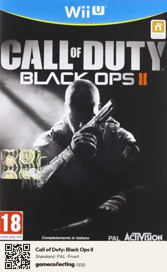 Call of Duty: Black Ops II Nintendo Wii U, PAL box front