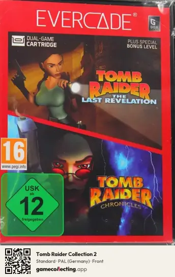 Tomb Raider Collection 2 Evercade, Germany box front