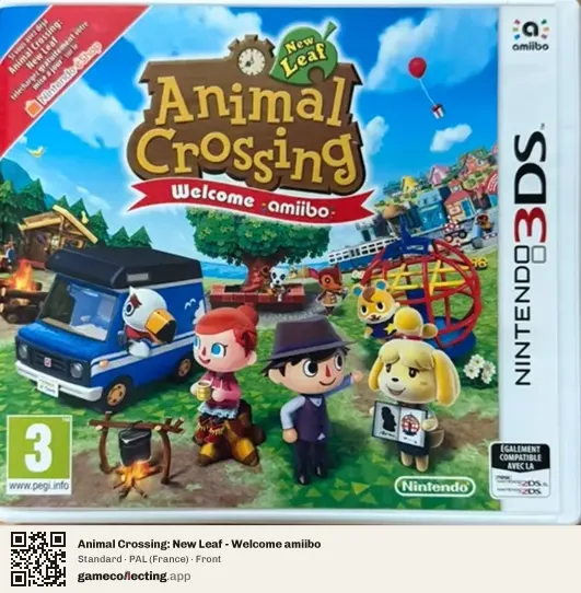 Animal Crossing: New Leaf - Welcome amiibo Nintendo 3DS, France box front