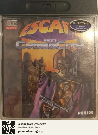 Escape from CyberCity Philips CD-i, PAL box front