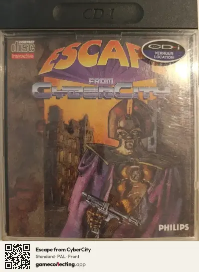 Escape from CyberCity Philips CD-i, PAL box front