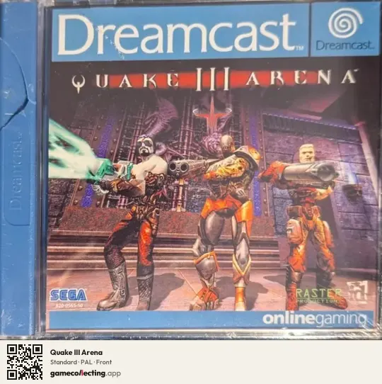 Quake III Arena Sega Dreamcast, PAL box front