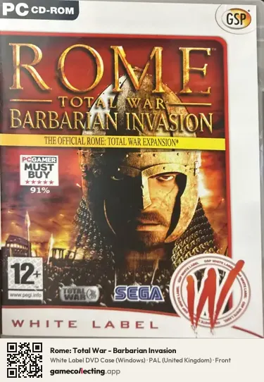 Rome: Total War - Barbarian Invasion Computer, United Kingdom box front