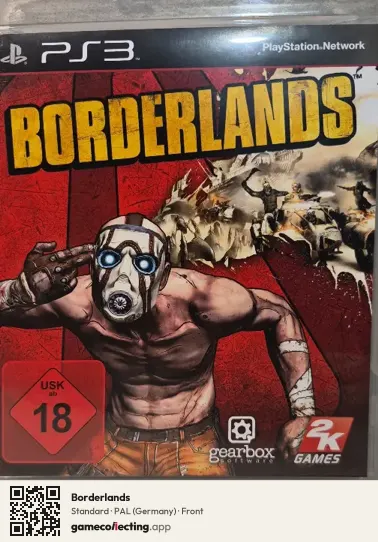Borderlands PlayStation 3, Germany box front
