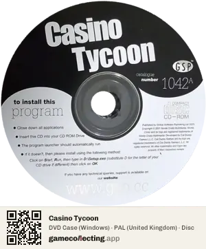Casino Tycoon Computer, PAL disc