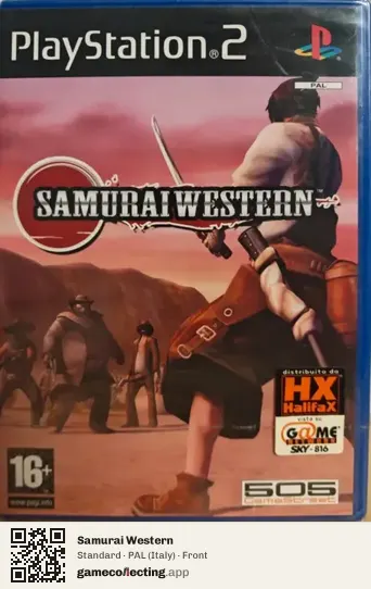 Samurai Western PlayStation 2, Italy box front