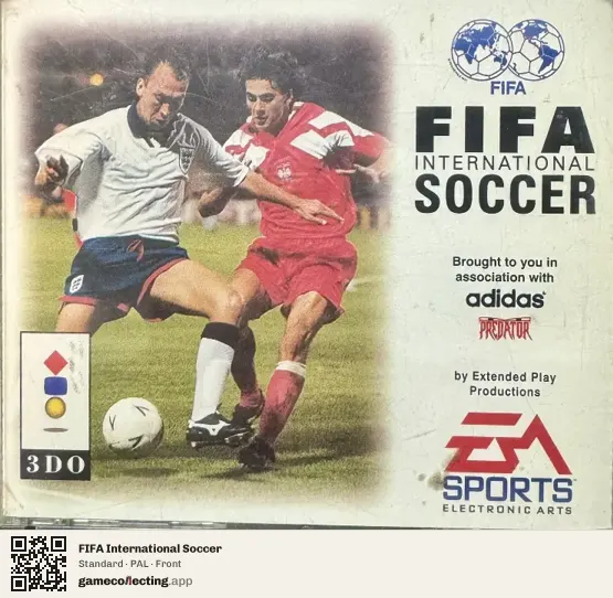 FIFA International Soccer 3DO Interactive Multiplayer, PAL box front