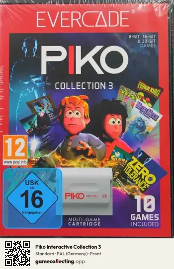 Piko Interactive Collection 3 Evercade, Germany box front
