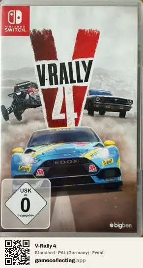 V-Rally 4 Nintendo Switch, Germany box front