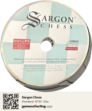 Sargon Chess Philips CD-i, NTSC disc